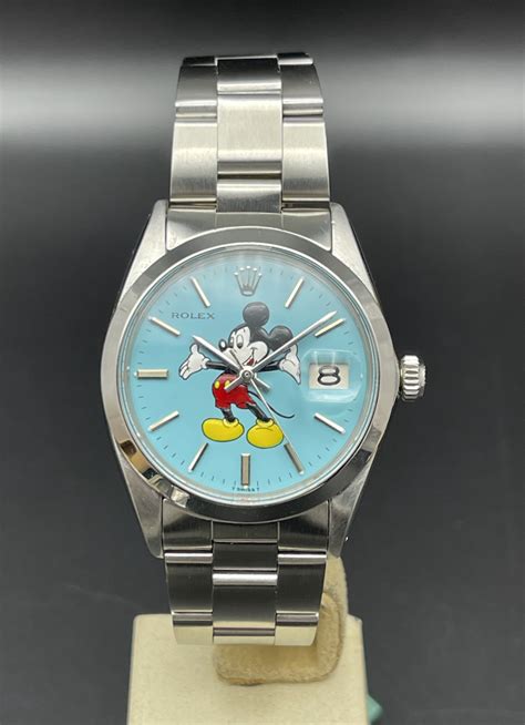 rolex topolino vendo|Rolex Oyster Perpetual 34 Topolino Mickey Mouse .